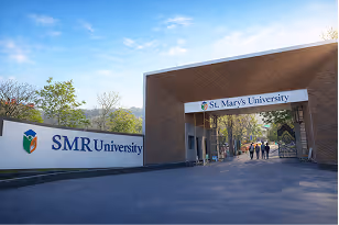 St. Mary’s University entrance.