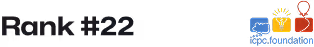Rank 122 badge with NSF, Center for Science and TIPC Foundation logos