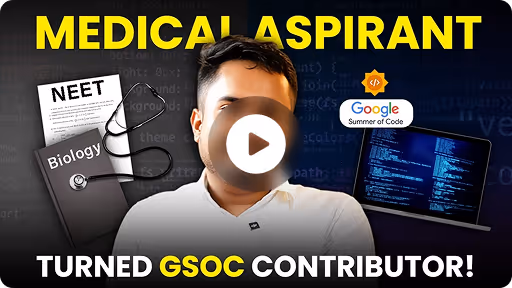 Medical aspirant turned Google Summer of Code contributor.