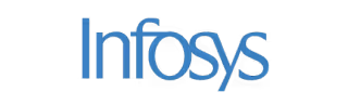 Infosys logo.