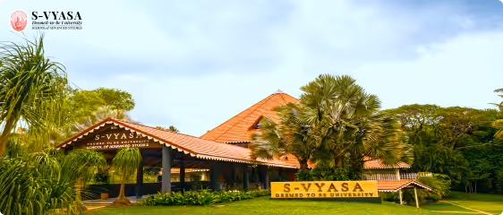 S-VYASA University campus building.