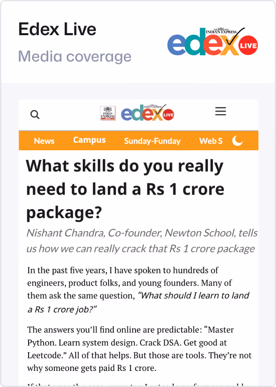 EdexLive: What skills do you really need to land a ₹1 crore package?