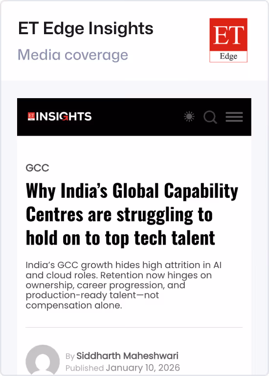 ET Edge Insights: Why India's Global Capability Centres are struggling to hold on to top tech talent