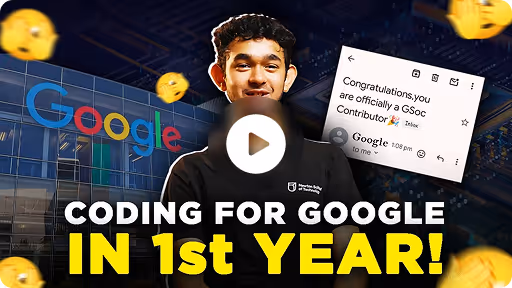 Coding for Google in 1st year — GSoC story.
